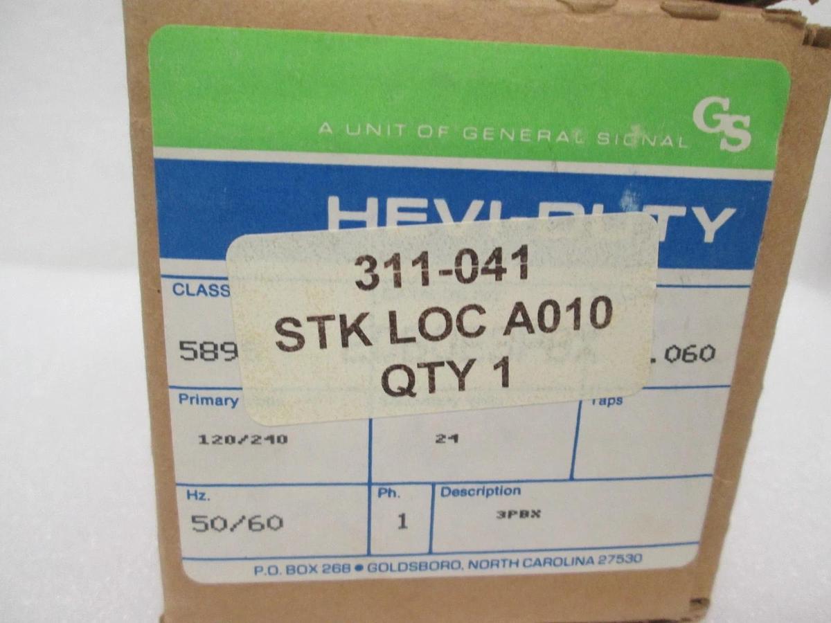 Hevi-Duty, E060E3PBX, Industrial Control Transformer, 311-041, New