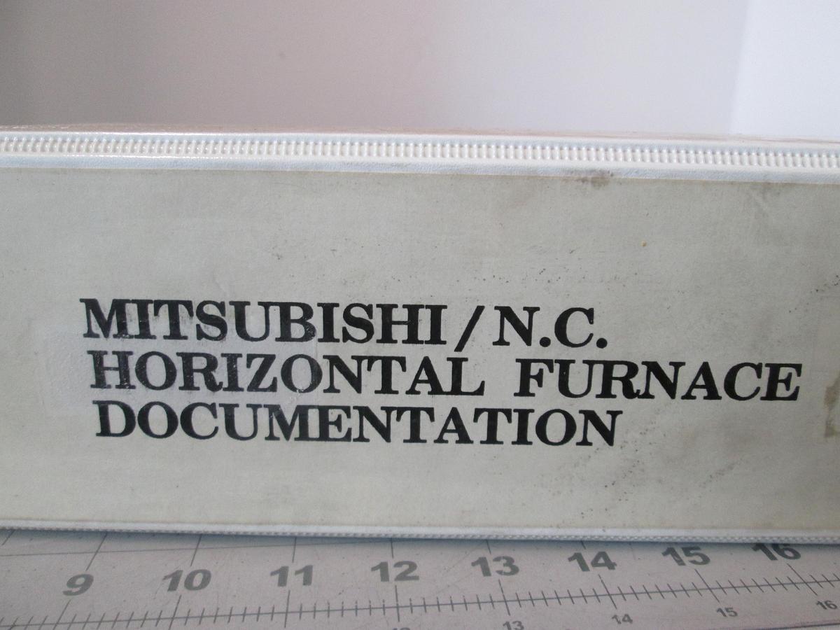 Used Varian, Mitsubishi/N.C., Horizontal Furnace Documentation, Used