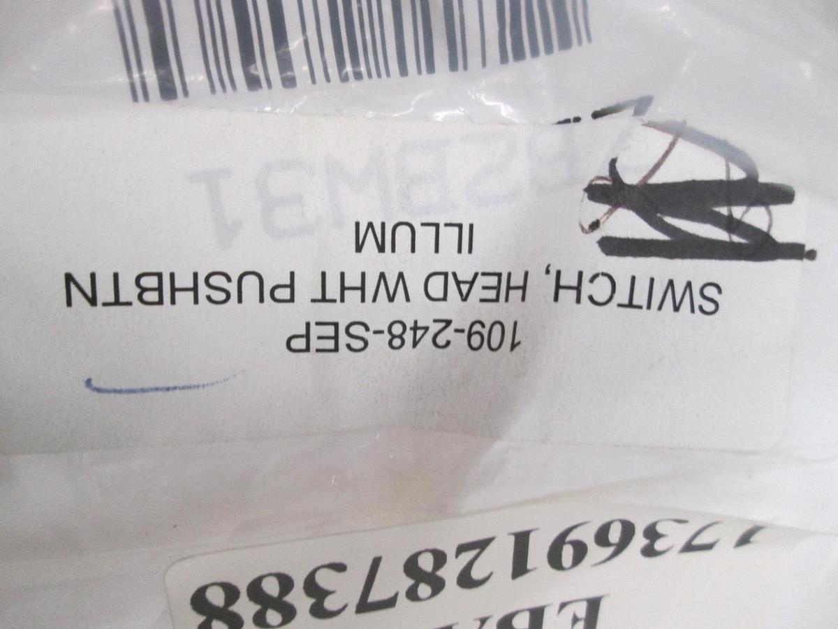 Used Switch Head w/ Pushbutton,109-248, New, Lot of 3