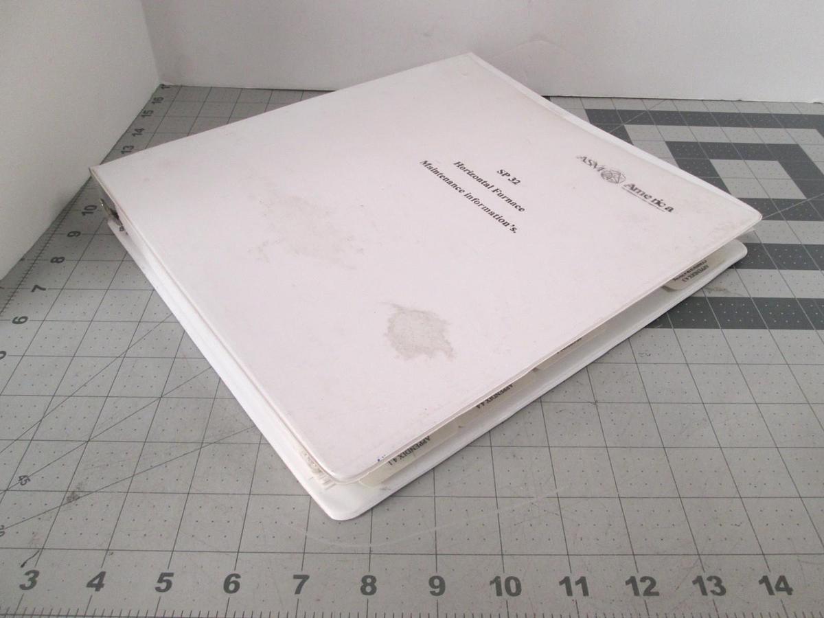 Used ASM, SP 32 Horizontal Furnace Maintenance Information, Used