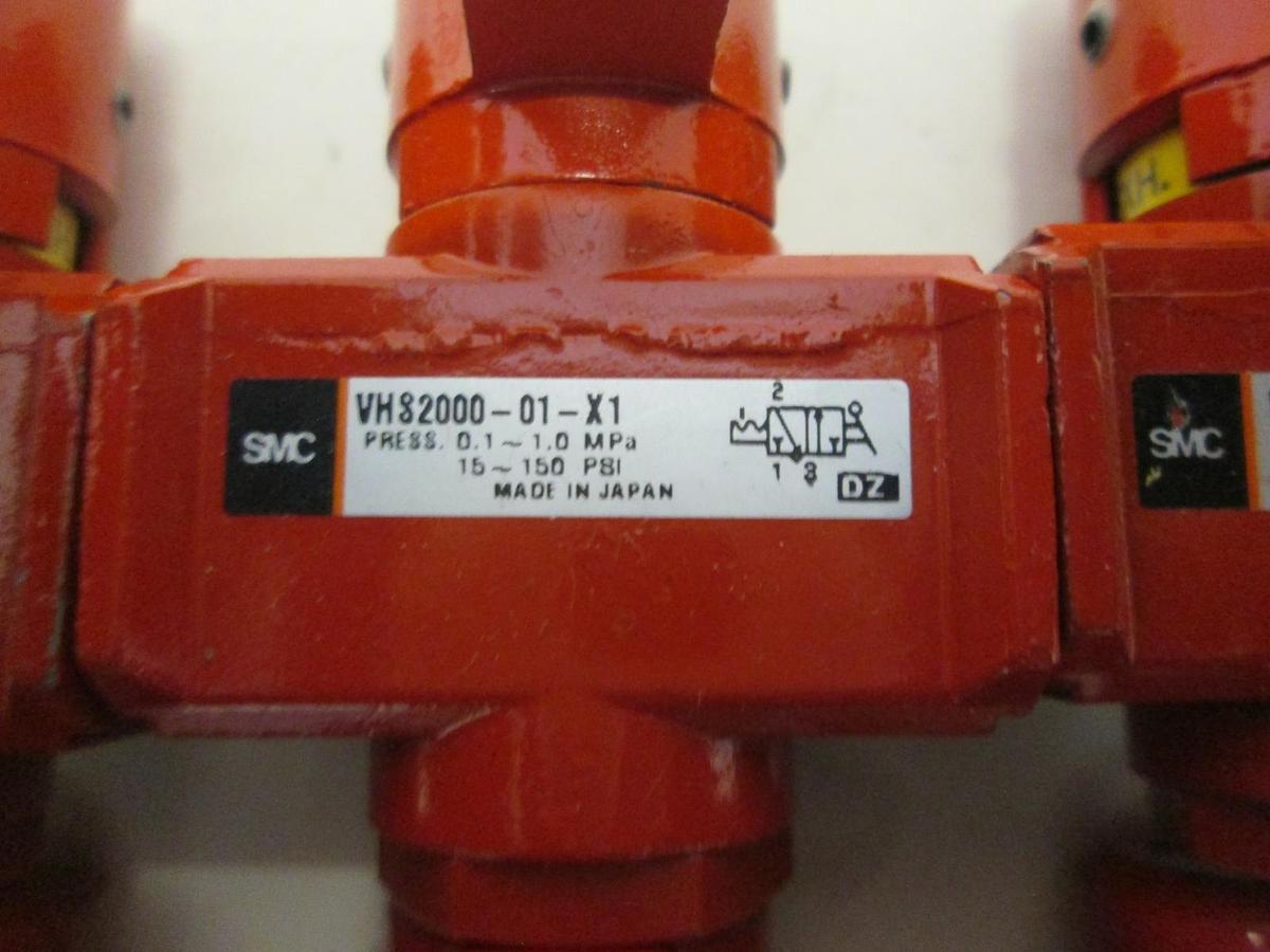 Used SMC, VHS2000-01-X1, Control Valve, Used, Lot of 6