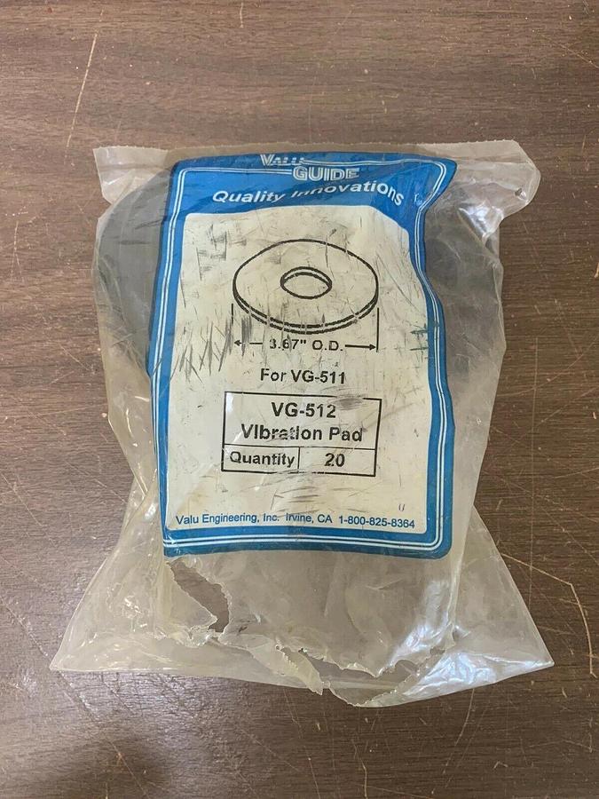 Valu VG-512 Vibration Pad for VG-511, 3.67" OD, Lot of 11 New in Open Package