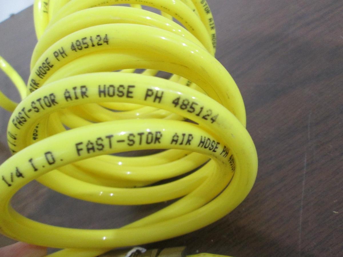 Used Fast-Stor, 1/4 I.D, Yellow Air Hose, 485124, Used