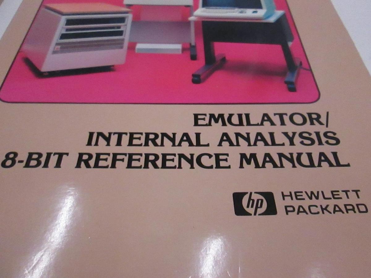 Used HP Emulator/Internal Analysis 8-Bit Reference Manual, Used