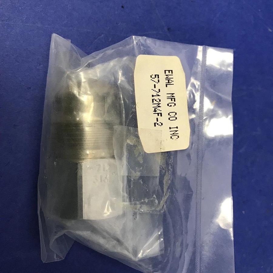 Ewal 57-712M4F-2 CGA 617 Cylinder Outlet Adapter, 1/4" NPT Female, New