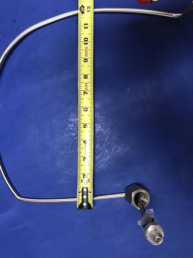Used Semi gas Pigtail for High Purity Gas Panel/Assembly CGA 326 x 1/4" MVCR x Filter