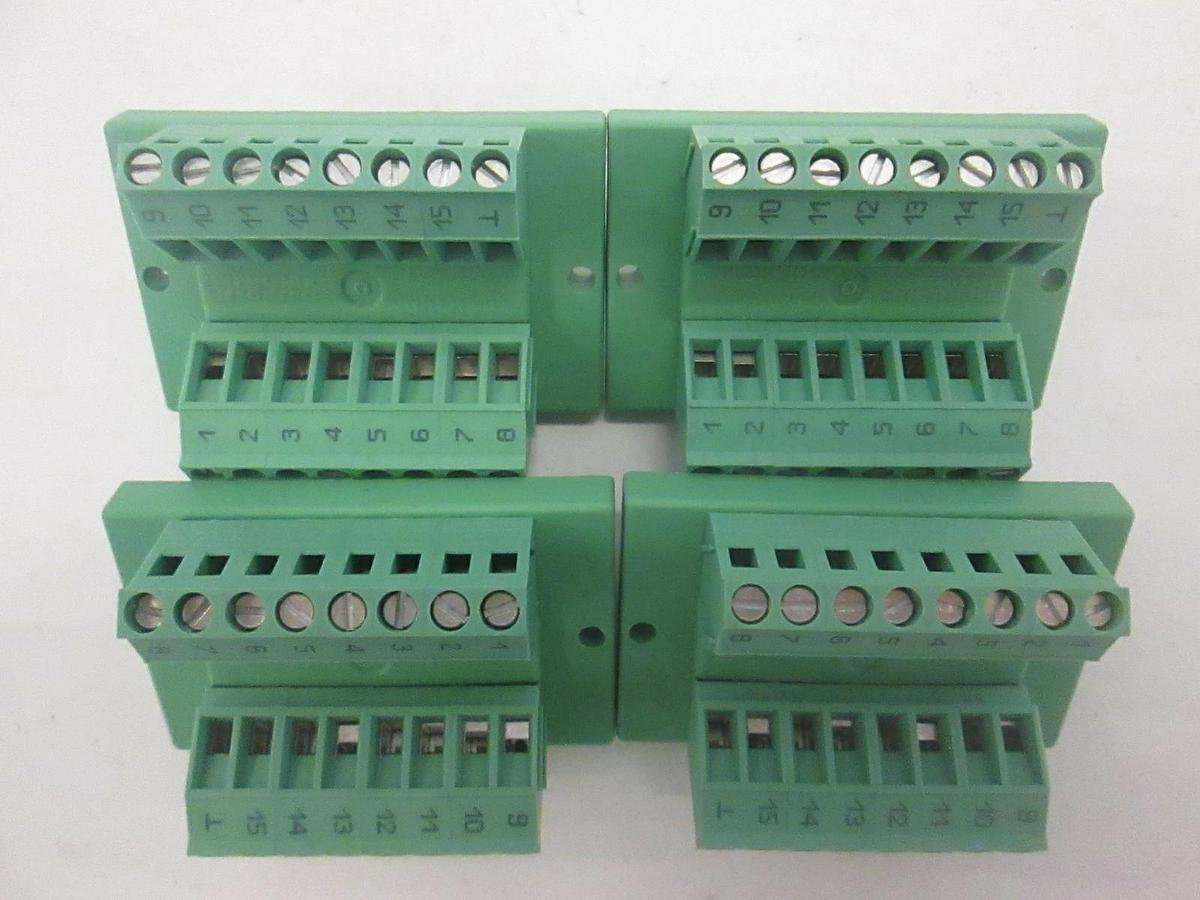 Used Phoenix Contact, DFLK-D15, Breakout Board, 15-Pin, Used, Lot of 4