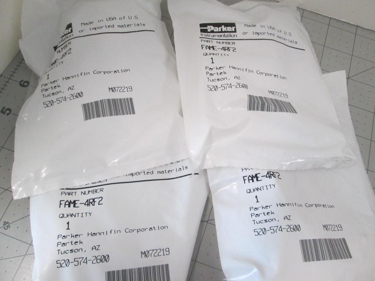 Parker, FAME-4RF2, Fitting, New, Lot of 4