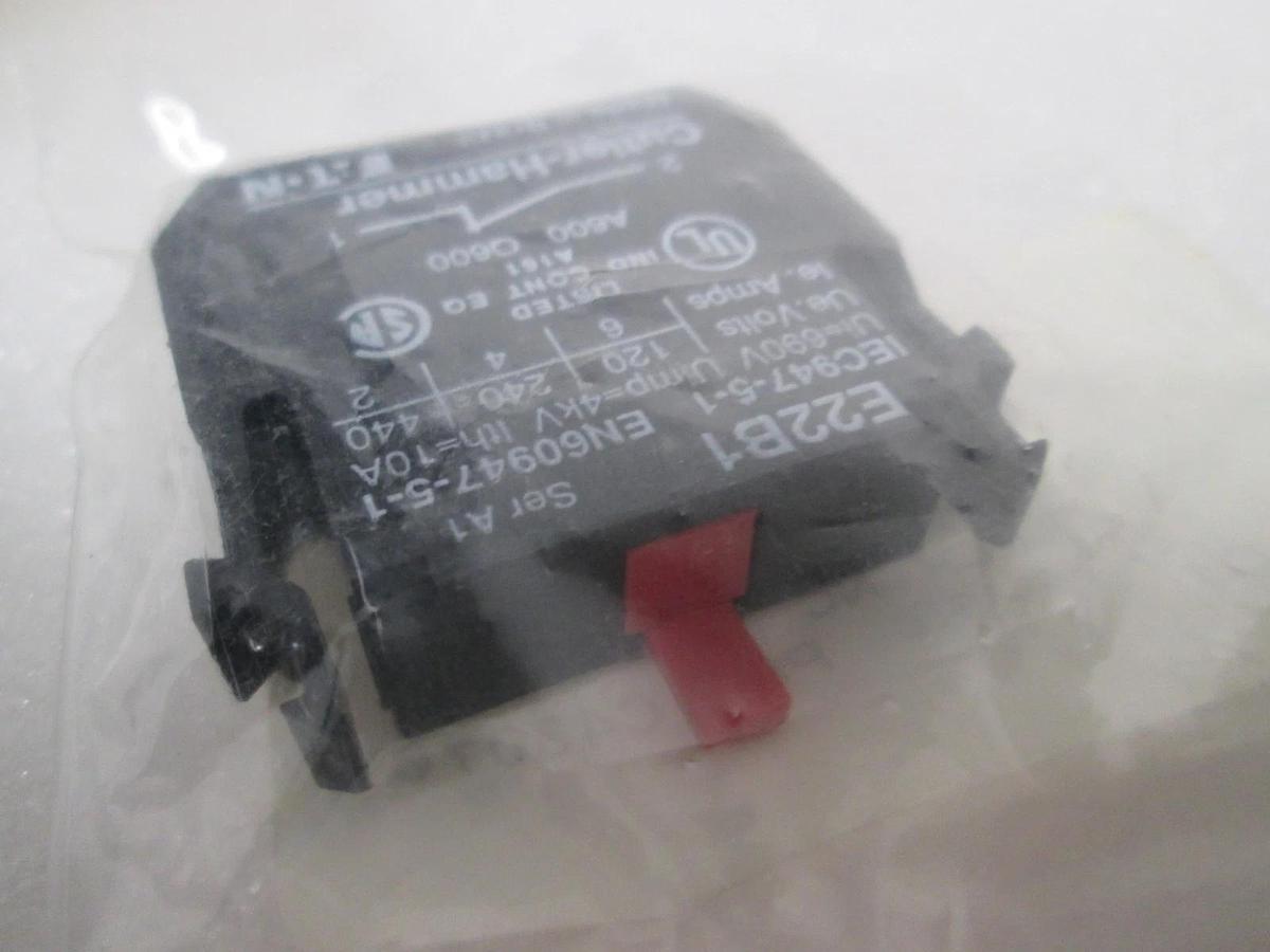 Cutler Hammer, E22B1, Contact Block, New, Lot of 2