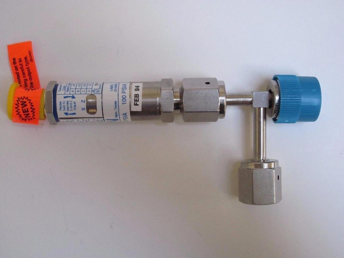 Swagelok Micro-Fit Tee 6LVV with Span Pressure Transducer, Label 23-0552