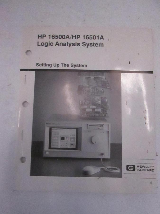 Used HP Setting up the System, 16500A/ 16501A Logic Analysis, Used