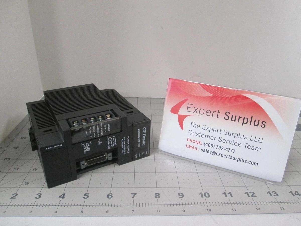 Used GE Fanuc, IC693PWR321M, 30W Power Supply, Series 90-30 Programmable Control Used