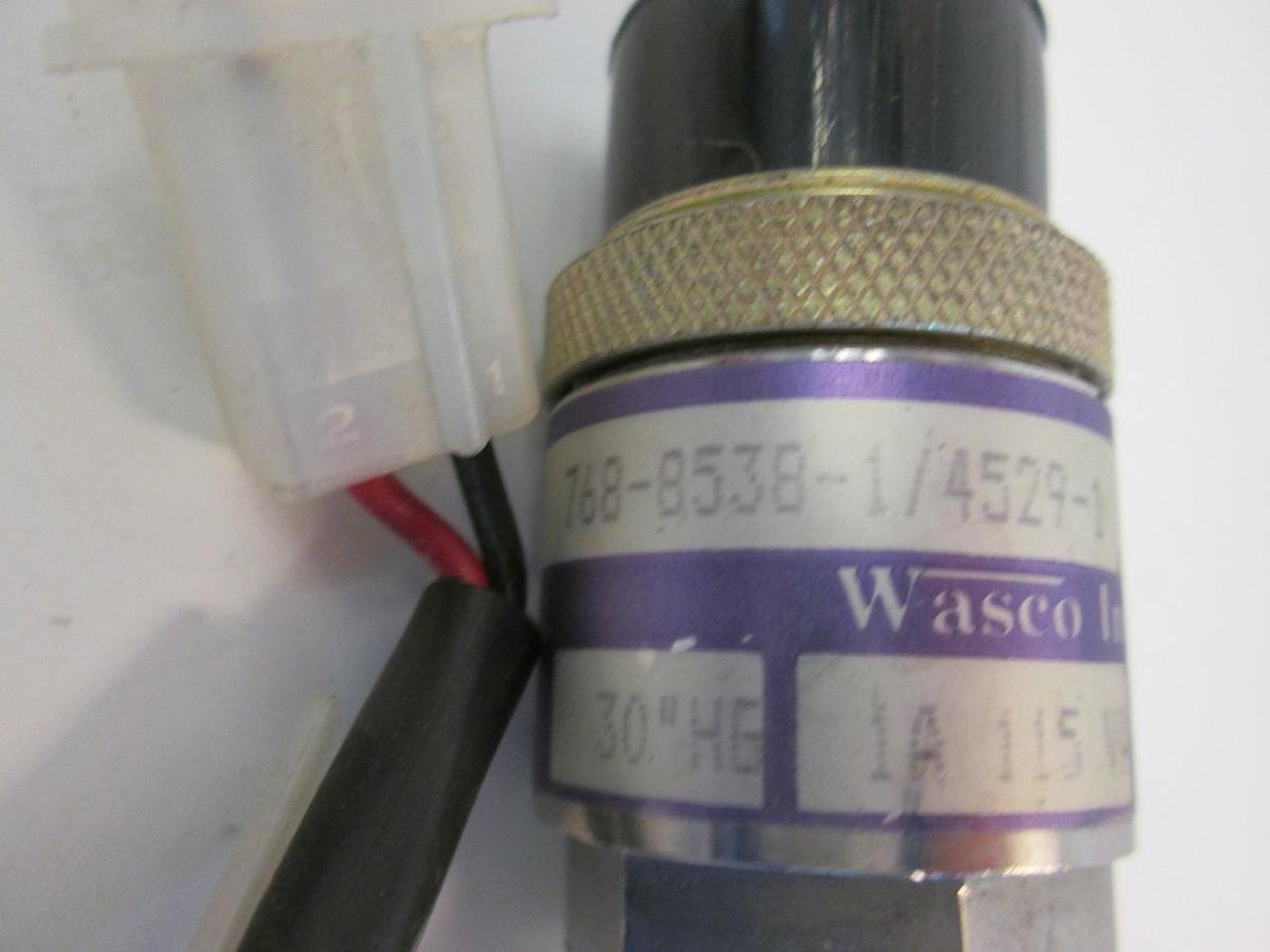 Used Wasco 768-8538-1/4529-1 Pressure Switch Assy w/ Cable