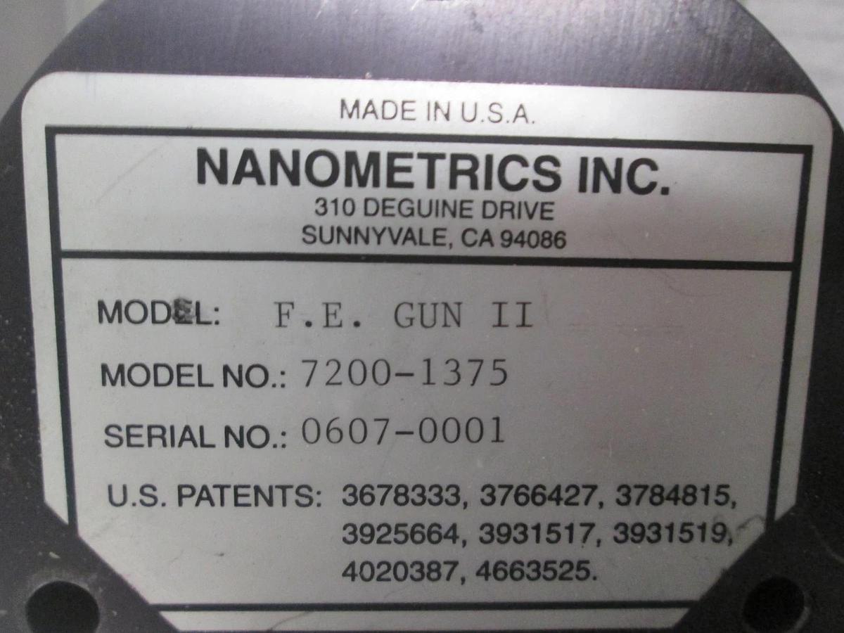 Used Nanometrics, F.E. Gun II, 7200-1375, Used