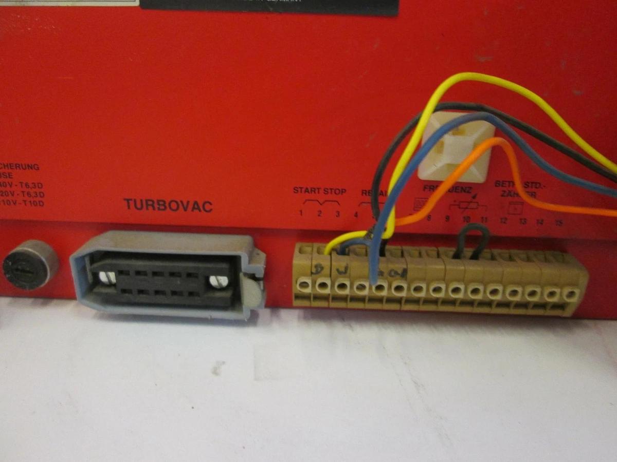 Used Leybold, Turbotronik, NT 1000/1500, Vacuum Pump Controller, Used