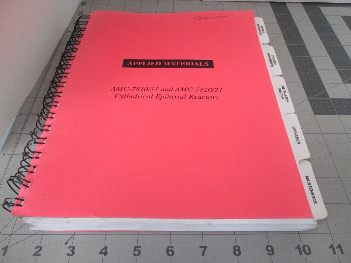 Used Applied Materials, AMC-7810-11, AMC-7820-21 Cylindrical Epitaxial Reactors, Used