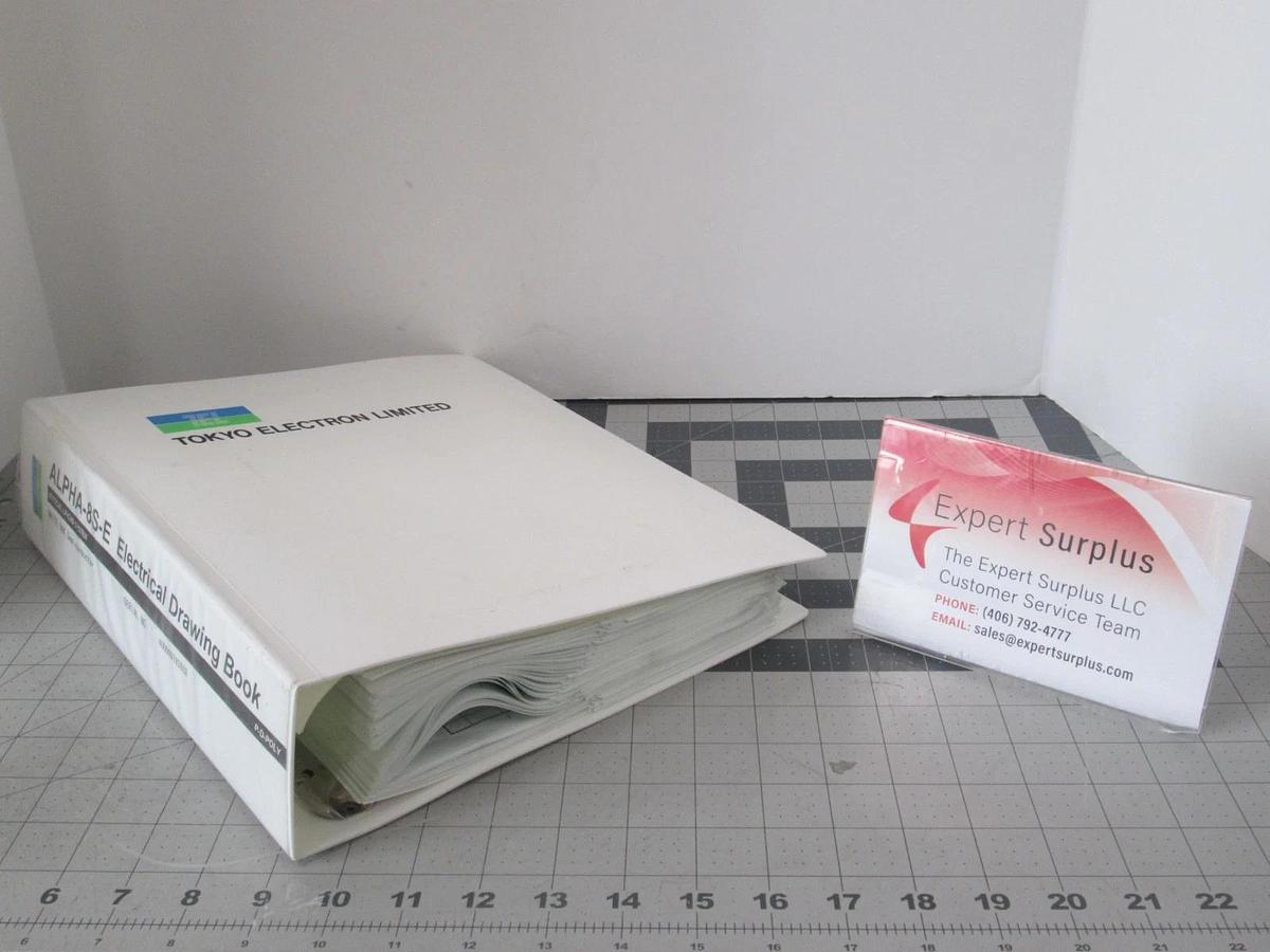 Used TEL Tokyo, ALPHA-8S-E, Electrical Drawing Book P-D-POLY, REV 2.0, Used
