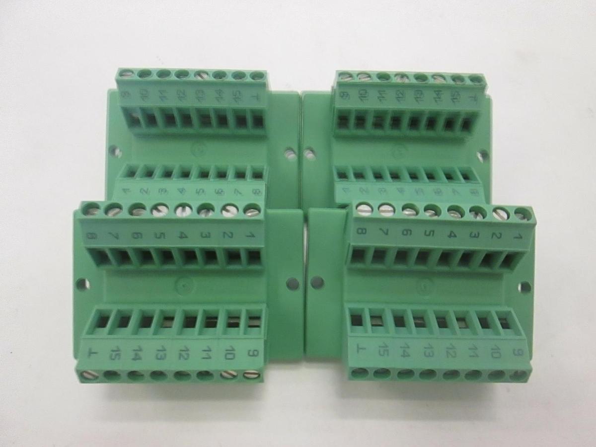 Used Phoenix Contact, DFLK-D15, Breakout Board, 15-Pin, Used, Lot of 4