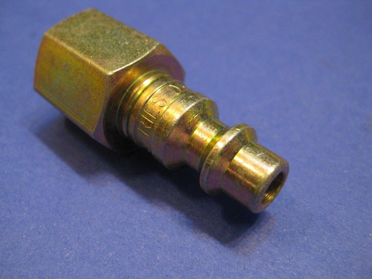 Perfecting Coupling D2F2 1/4" Brass Interchange Coupler and Plug, Lot of 10