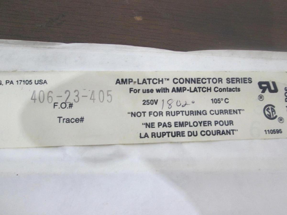 AMP, 406-23-405, Amp-Latch Connector Series, New, Lot of 56