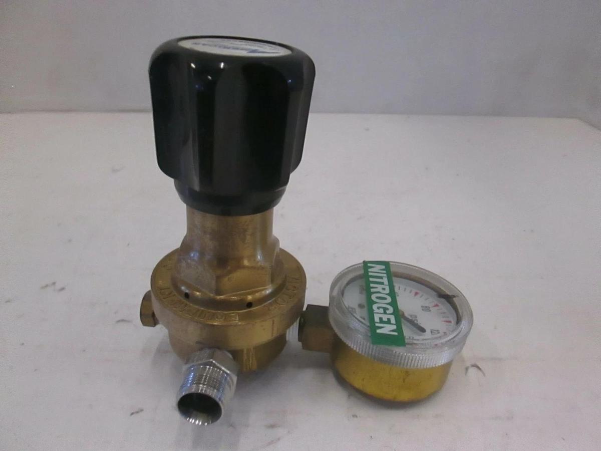 Used American Technical Gases HA31389 Regulator w/ 0-200 PSI Gauge, Used