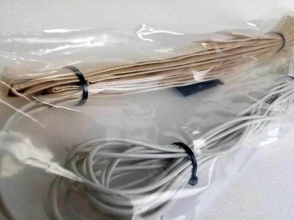 Used TEL Tokyo Electron FT5-25020M Heat Tape 100V 100W, 2 Rolls x 8FT, DS043-000704-1