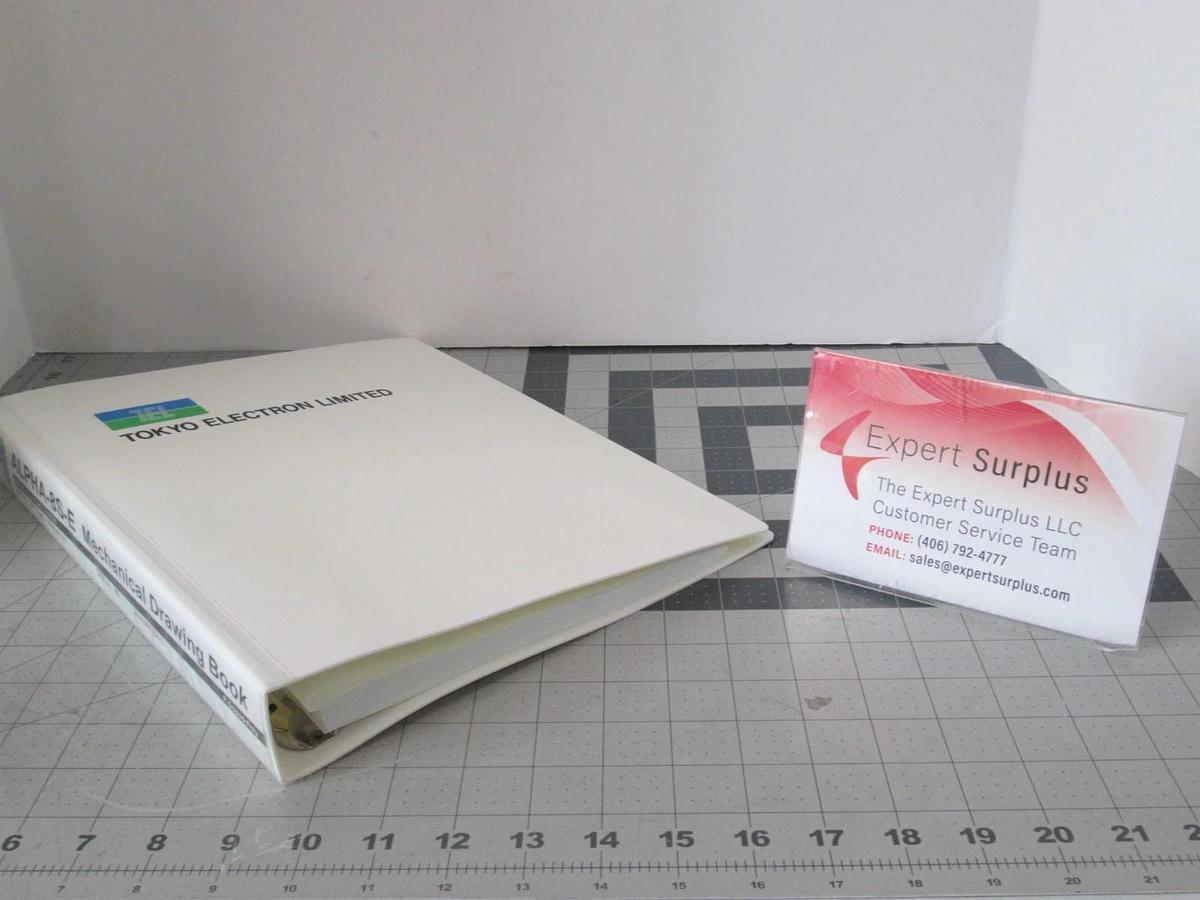 Used TEL Tokyo, ALPHA-8S-E, Mechanical Drawing Book P-Doped-Poly, Used
