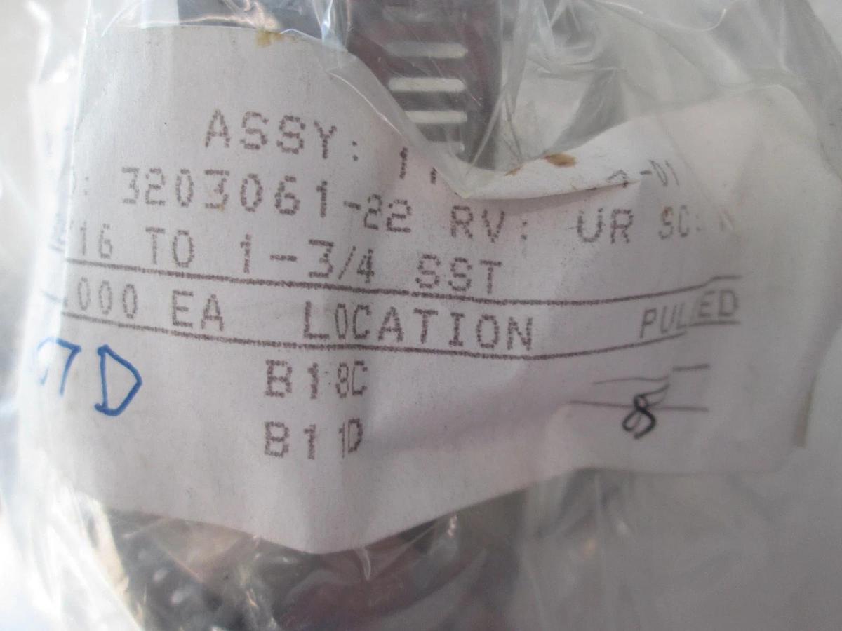 Clamp Hose, 13/16 To 1-3/4 SST, 216-115, New, Lot of 24