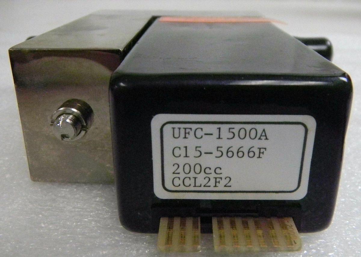 Used Unit UFC-1500A, Mass Flow Controller, Gas- CCL2F2, Range- 200 CC, 1/4" M I/O