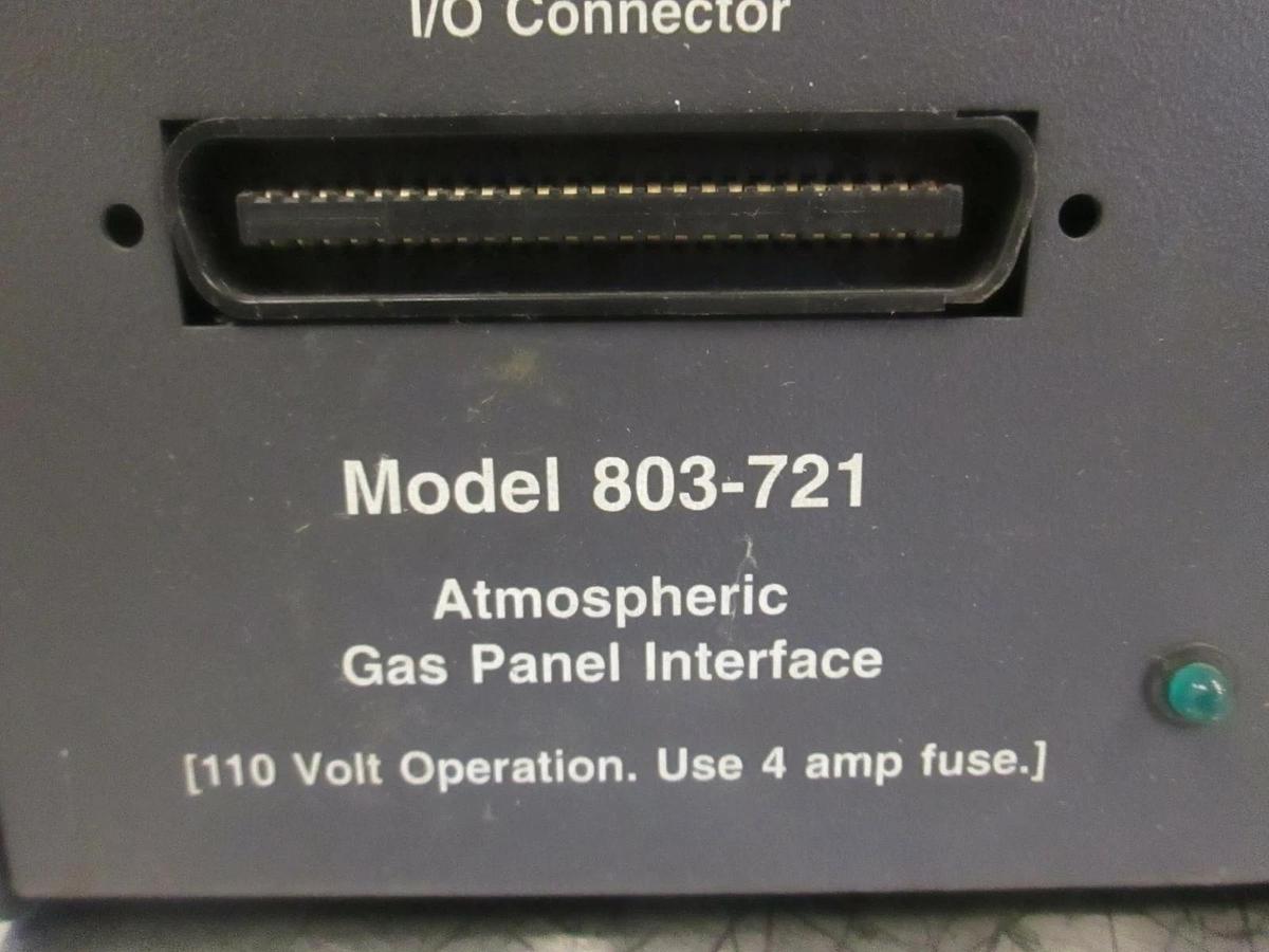 Used Integrated Time Systems, Atmospheric Gas Panel Model 803-721, Used