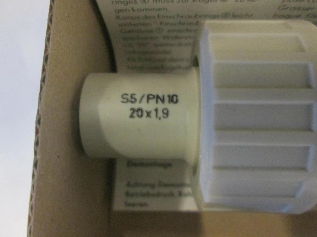 Georg Fischer, Ball Check Valve, PP-H, 167.360.482, New, Lot of 3