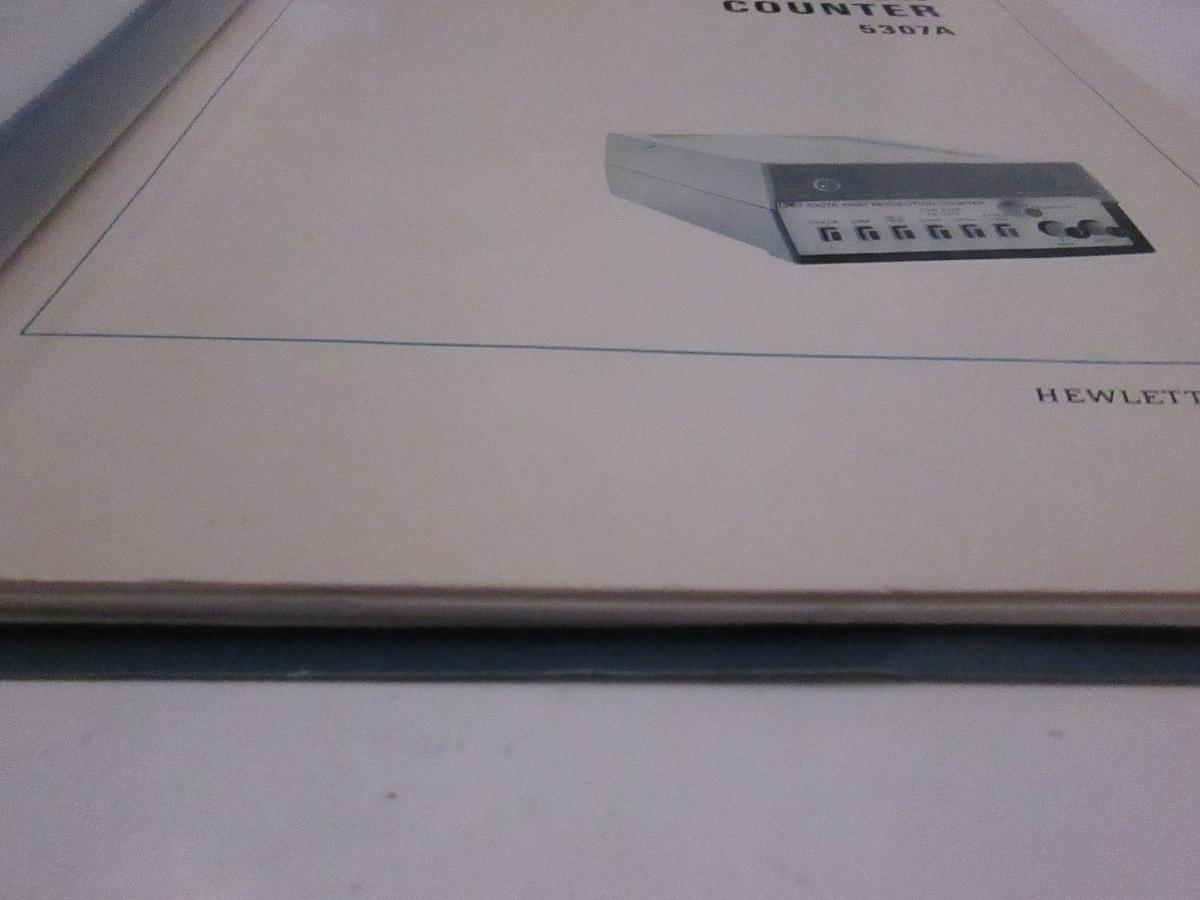 Used HP High Resolution Counter 5307A Operating and Service Manual, Used