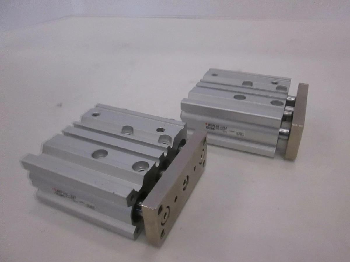 Used SMC, Solenoid Valve, MGPL16-25Z, Used, Lot of 2