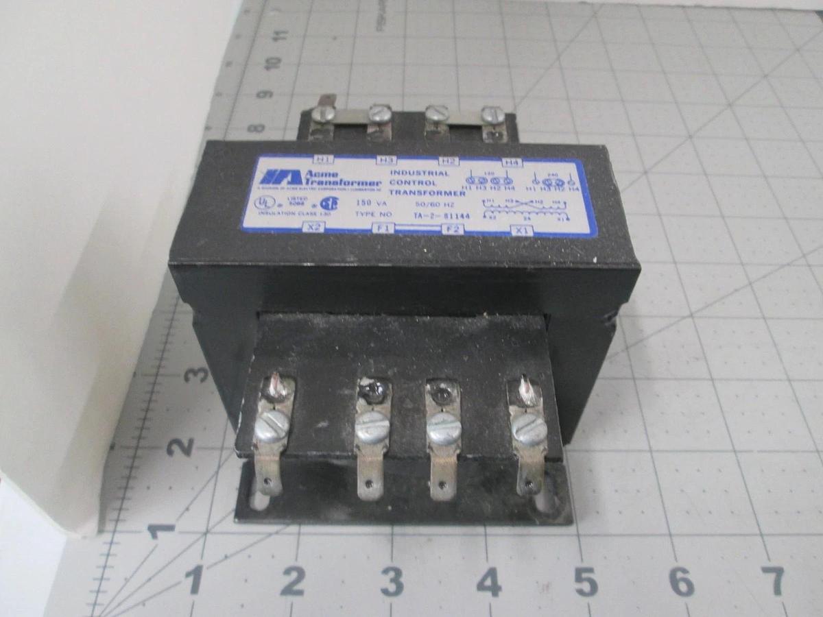 Acme Transformer, Industrial Control Transformer, TA-2-81144, 150VA, 50/60Hz New