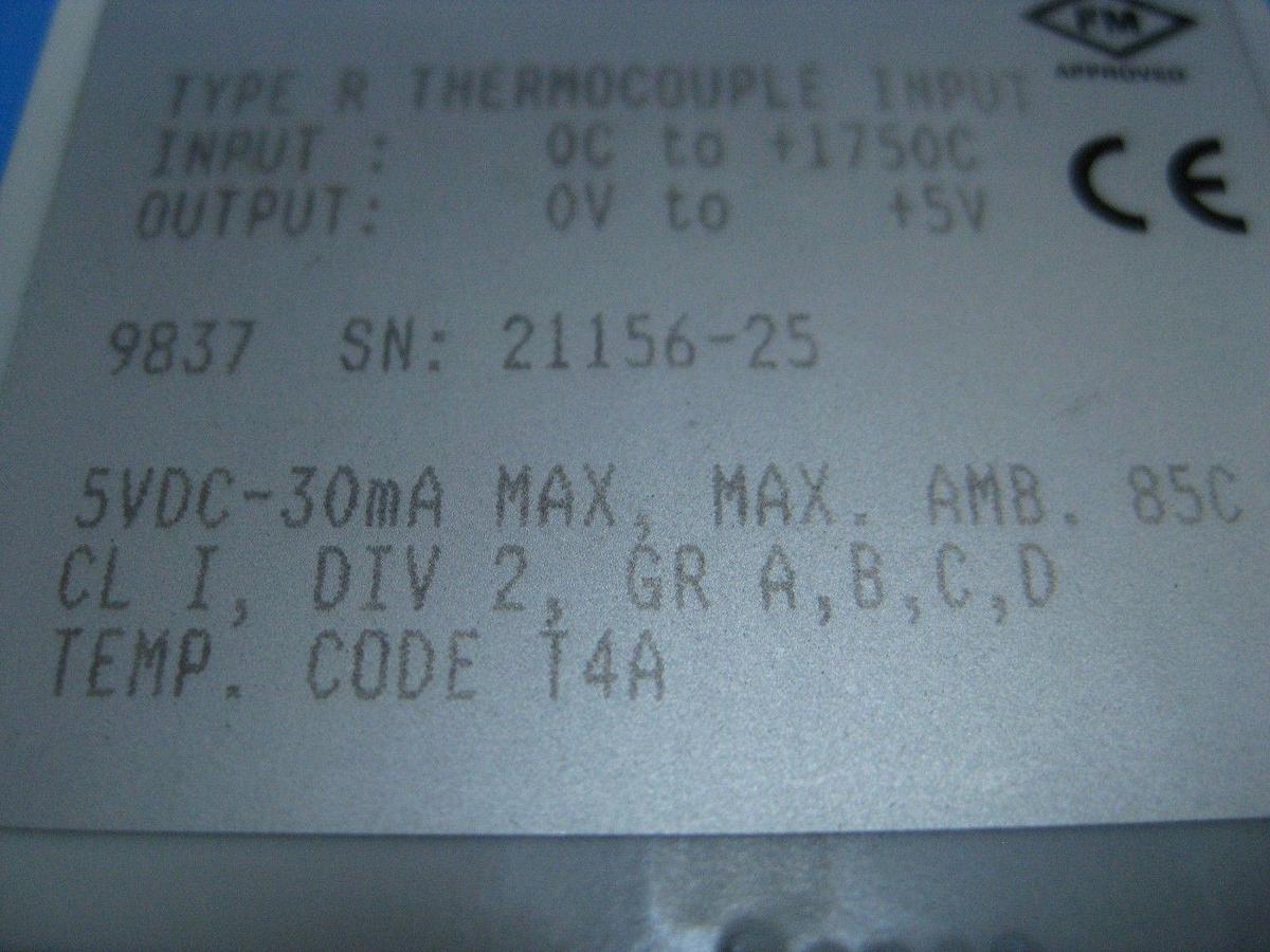 Used DATAFORTH SCM5B37 TYPE R Linearized Thermocouple Input Module - Used