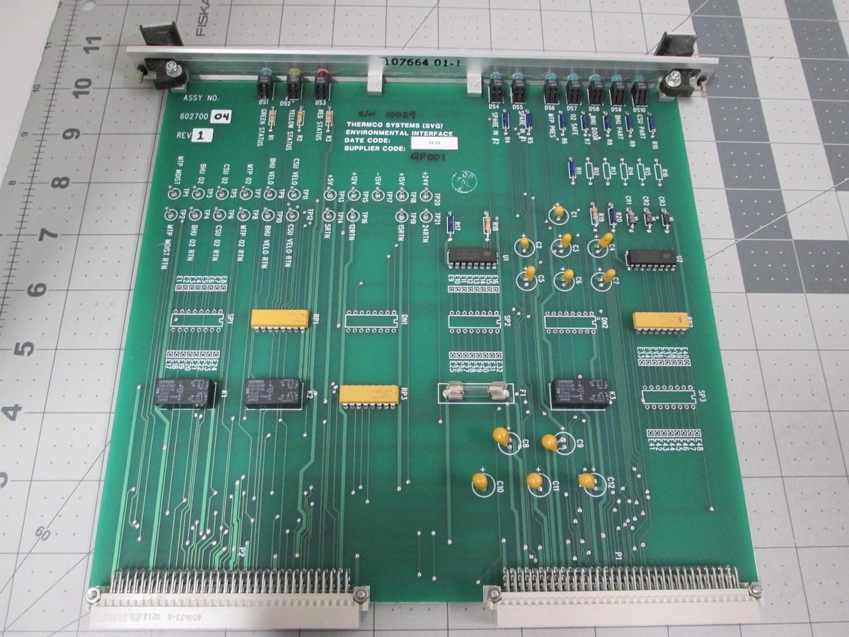 SPT Micro AVP, 602700-04, Environmental Interface PCB Assy, New
