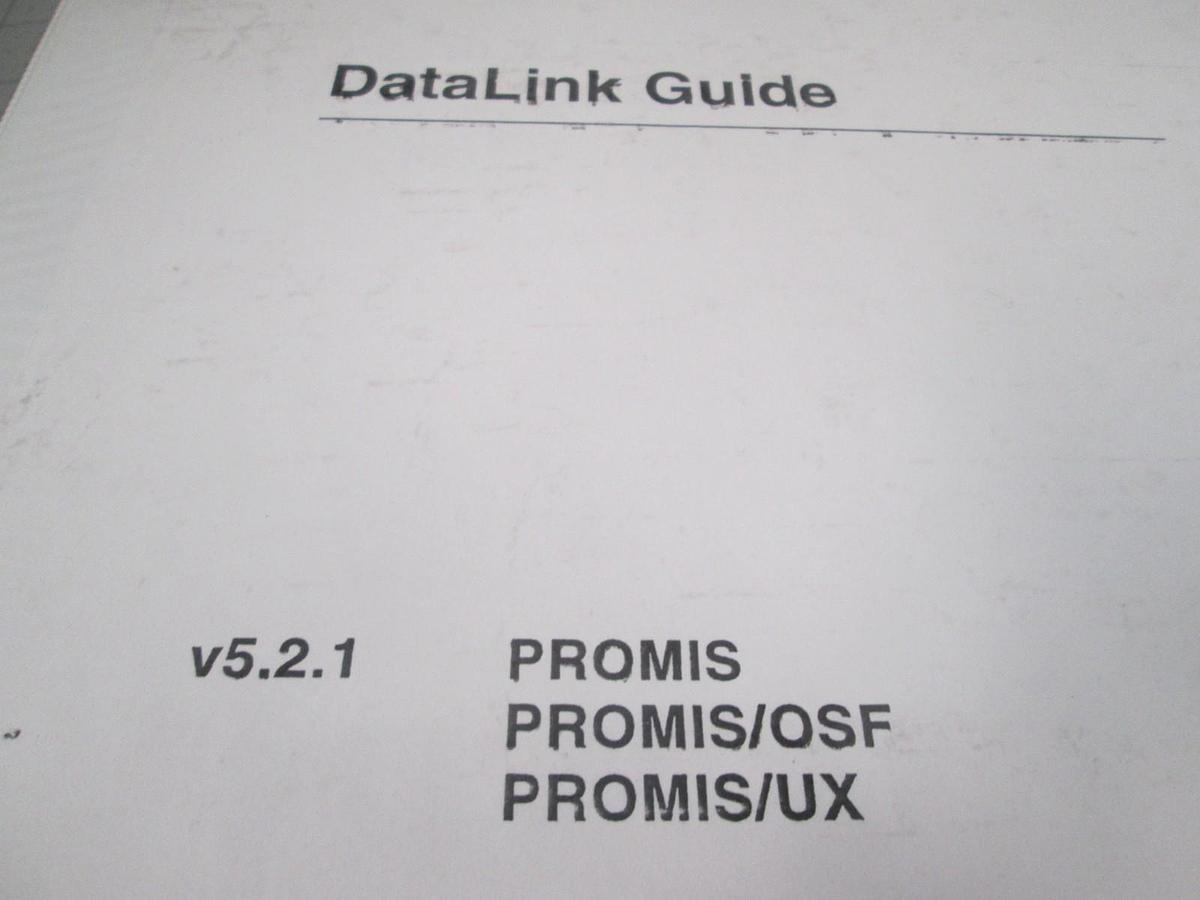 Used Promis, User Datalink Guide, v5.2.1, Used