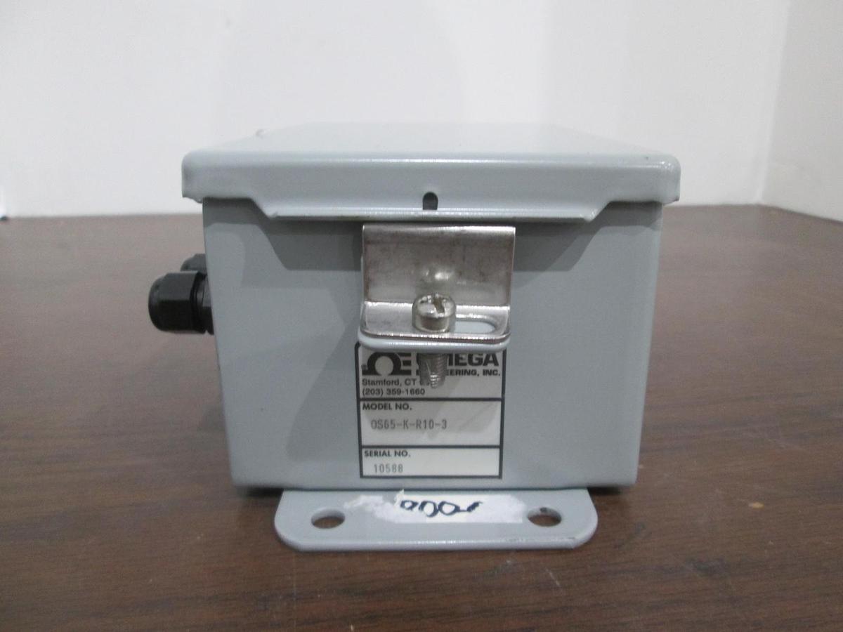 Used Omega, 0S65-K-R10-3, IR Sensor Enclosure, Used
