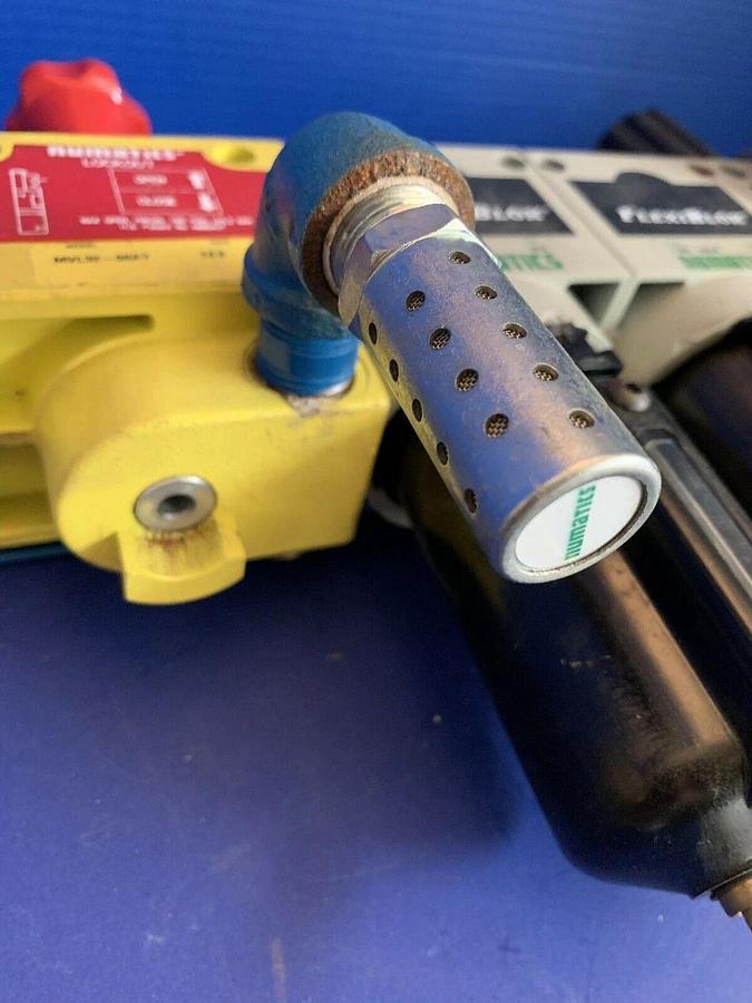Used Numatics FlexiBlok Assy: Filters, Valves, Regulator & Turck Pressure Transducer