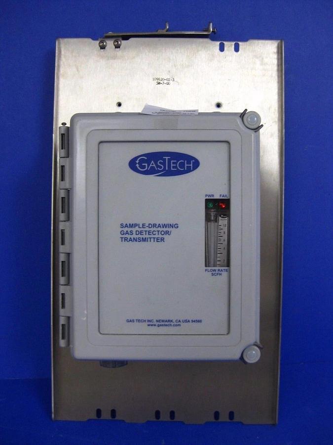 Used Gastech 68-0020-05 Sample Draw Gas Detector System for HCL, Used