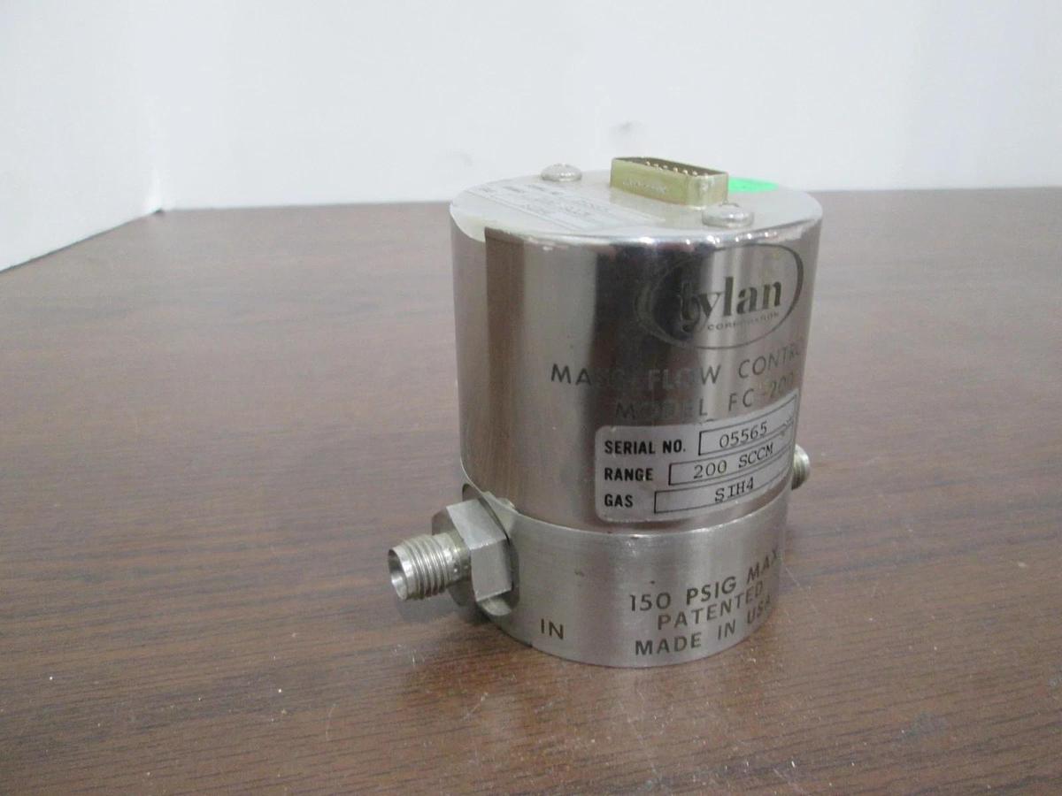 Used Tylan, Mass Flow Controller, FC-200, 200 SCCM, SIH4, Used