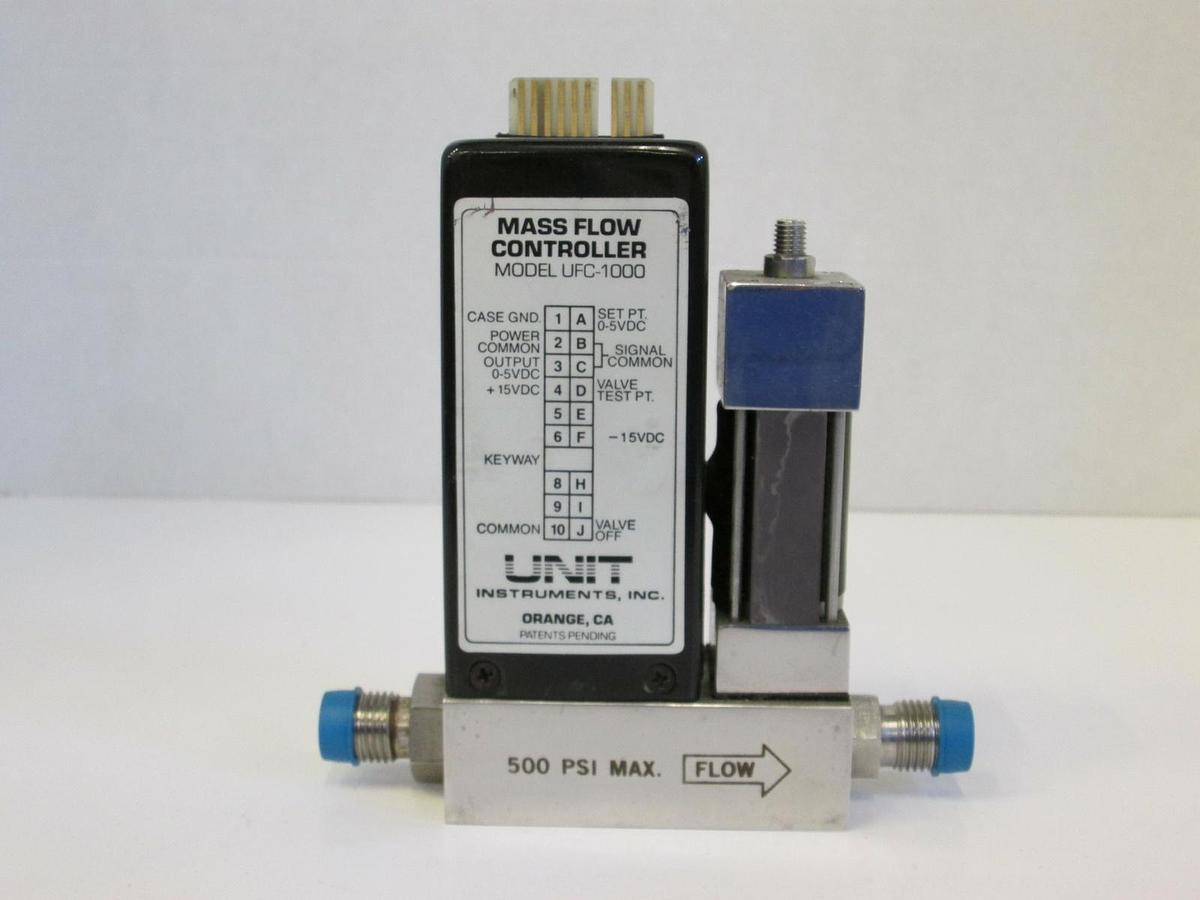 Used Unit UFC-1000, MFC, Mass Flow Controller, SIH4, 100 SCCM, Used