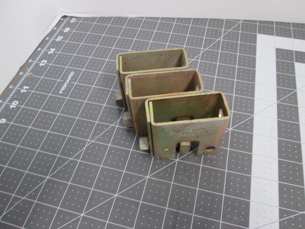 Used Lot of 3 Superstrut U562 GoldGalv 1/2" Rod Wide Throat Structural Beam Clamp ABB