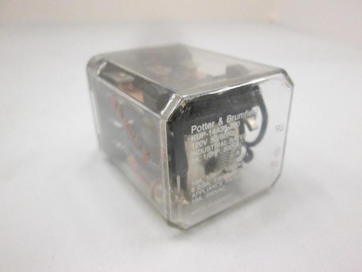 Used Potter & Brumfield, KUP-14A35-120, 120V Relay, Used