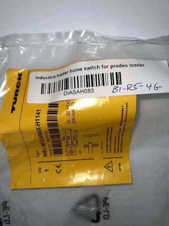 Turck Inductive Loader Home Switch for Prodeo Loader DIASAH083 B1-R5-4G, New