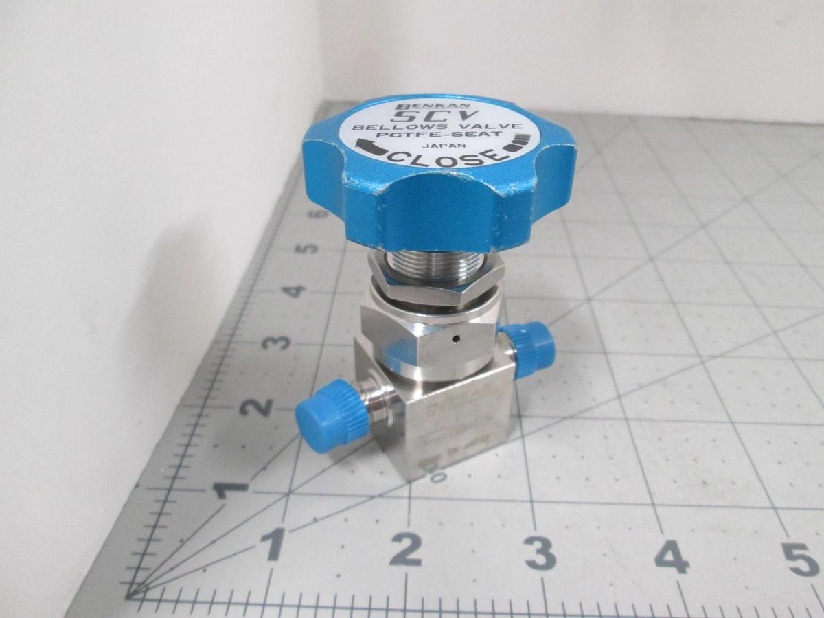 Benkan, SCV, Bellows Valve, PCTFE-SEAT, New