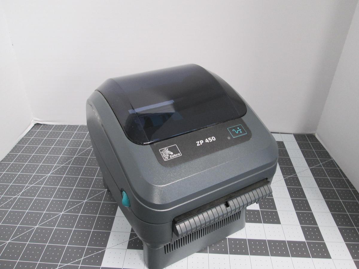 Used Zebra, ZP450, UPS Thermal Shipping Label Printer ZP450-0501-0000A, Tested Works