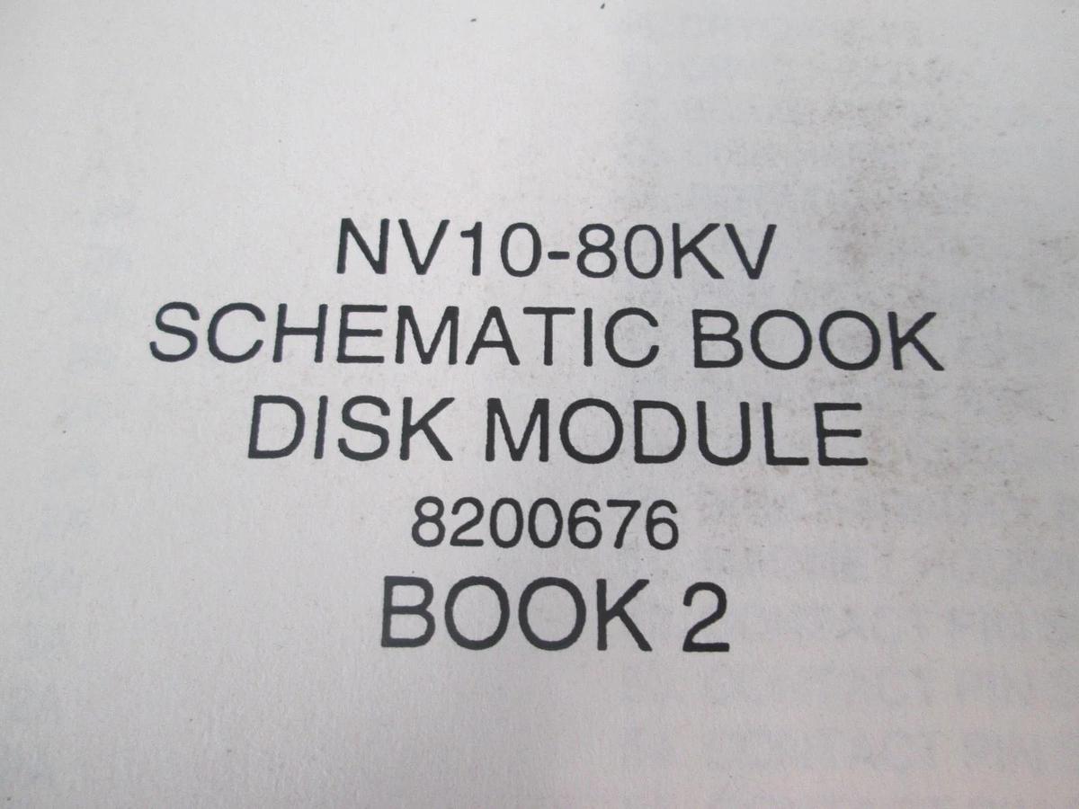 Used Eaton, NV10-80KV, Book 2, Schematics Book Disk Module, Used