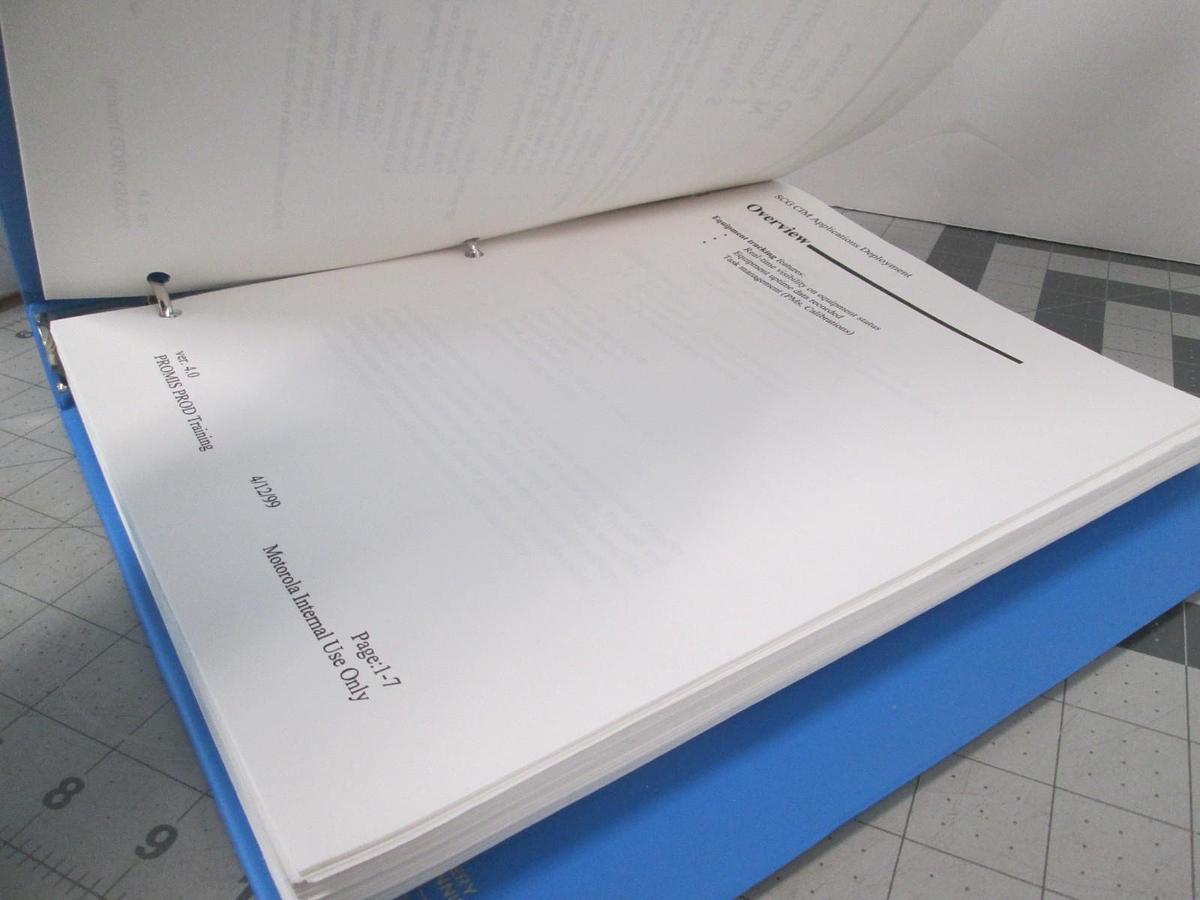 Used Promis, SCG, Key User Training Course, Module 1, Used