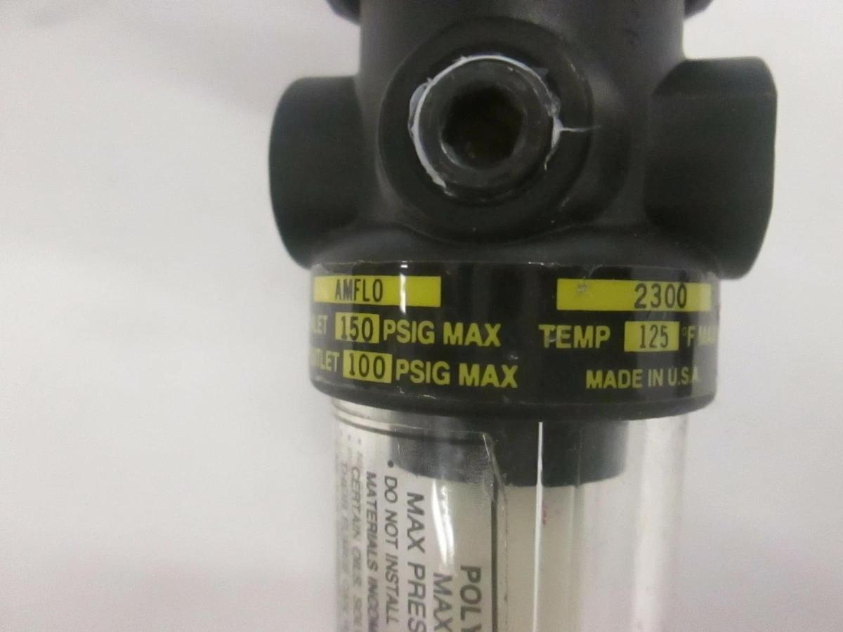 Used Norgren, Filter Regulator Assy w/ Gauge, Amflo 2300, Used